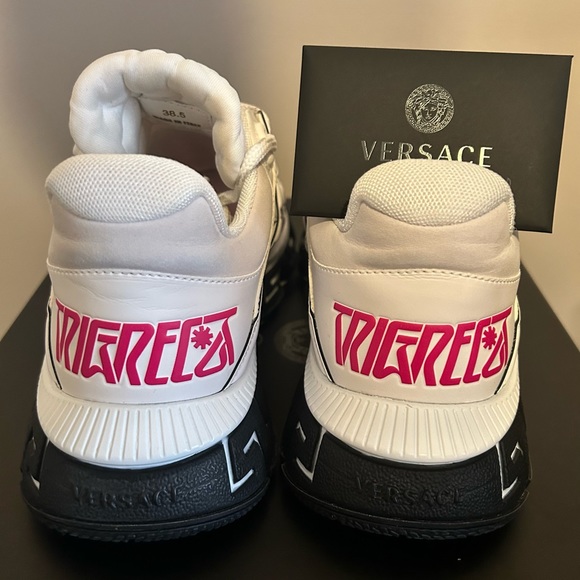 **💯% AUTHENTIC** VERSACE Trigreca Sneakers NWT - Picture 9 of 11